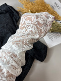 جورابشلواری گیپور(سفید و مشکی)